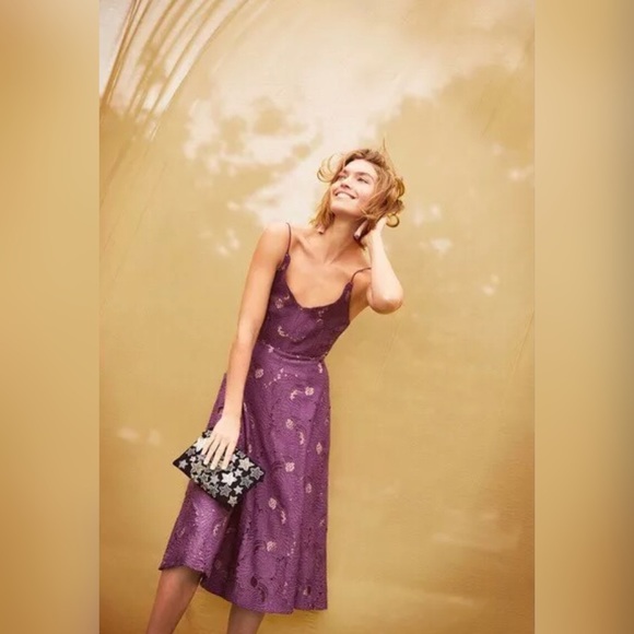 Anthropologie Moulinette Soeurs Scalloped Lace - Picture 1 of 6